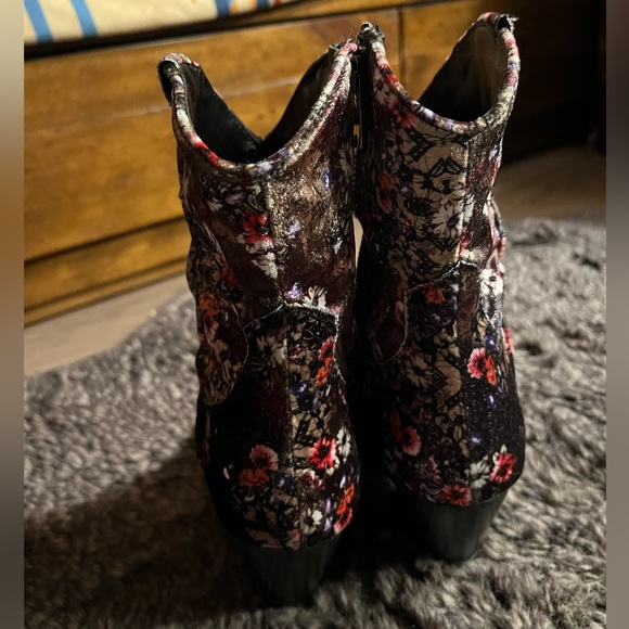 Free People Brayden Floral Print Western Boots - Picture 7 of 9